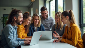 Melhores CRMs para vendas consultivas | Guia completo 2026 Equipe diversa usando CRM para vendas consultivas.